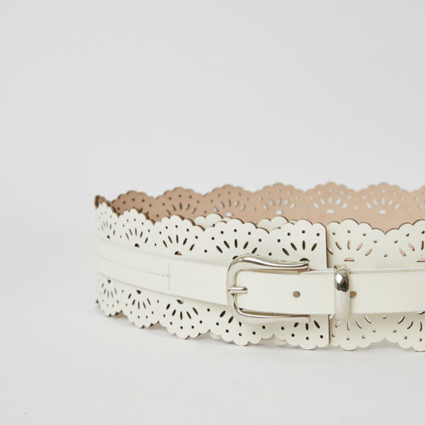Iris Leather Belt