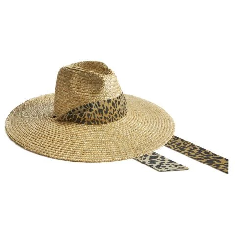 Montegallo-Liberty-Animalier-Ribbon-Straw-Hat Straw Hats