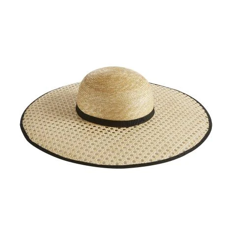 Montegallo-Vienna-Black-Straw-Hat Straw Hats