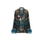 Blazer women double breasted jacket Flared Sleeve Double Breasted Jacket Clothing Australian Designer Luxury Shoes 