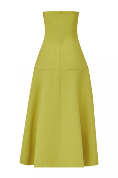 CHATS by C.Dam Yellow Bronze Dress