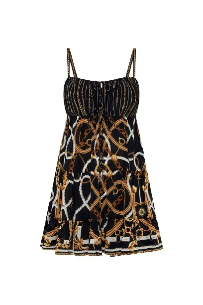 Camilla Gathered Bust Tiered Mini Dress57016 nobg Camilla Gathered Bust Tiered Mini Dress57016 nobg