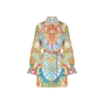 Camilla Shift Shirt Dress With Crochet Collar49690 nobg Camilla Shift Shirt Dress With Crochet Collar49690 nobg