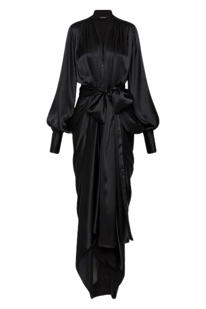 Carla Zampatti Black dress long dress 1011487 nobg Carla Zampatti Black dress long dress 1011487 nobg