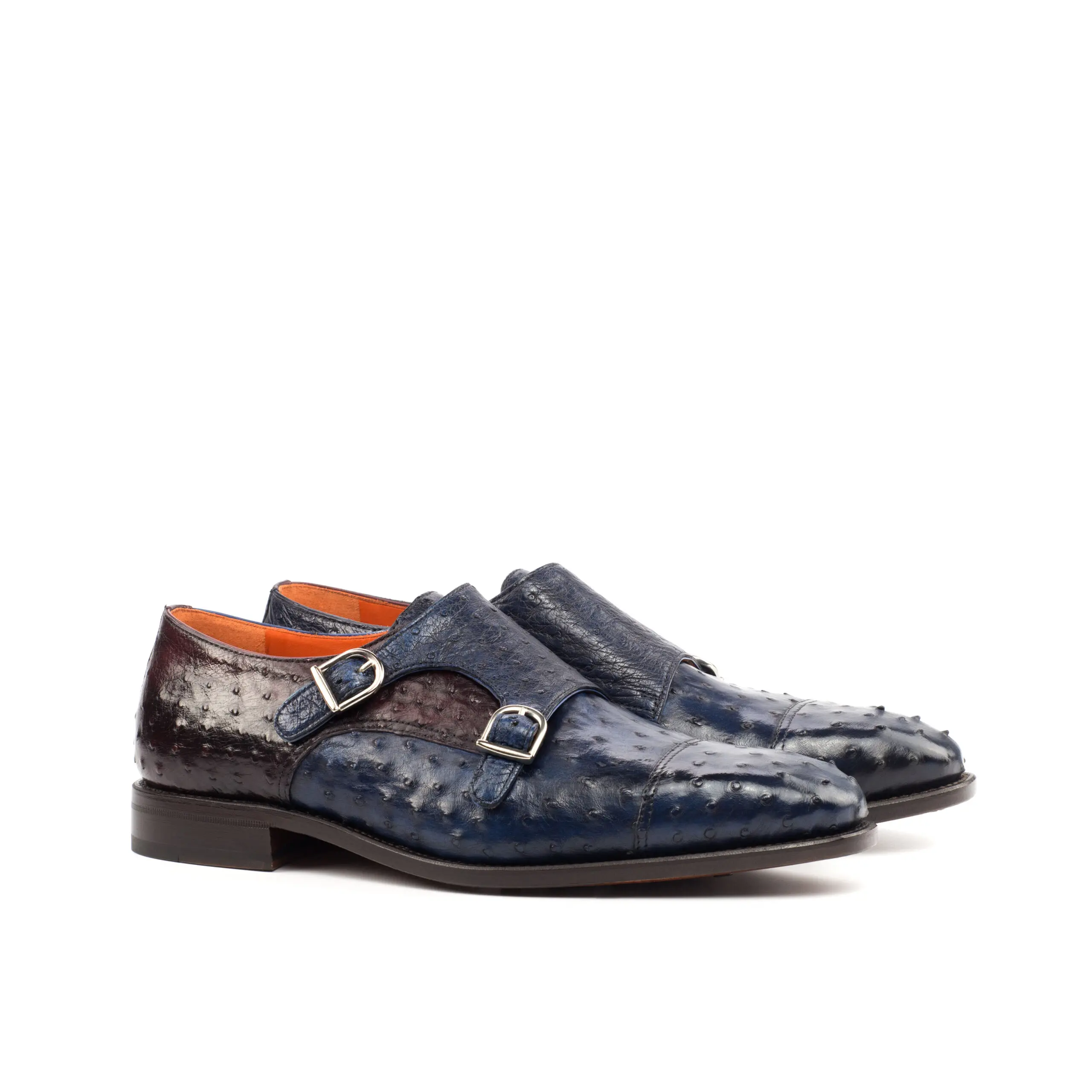 Burgundy Double Monk Shoe Burgundy Double Monk Shoe