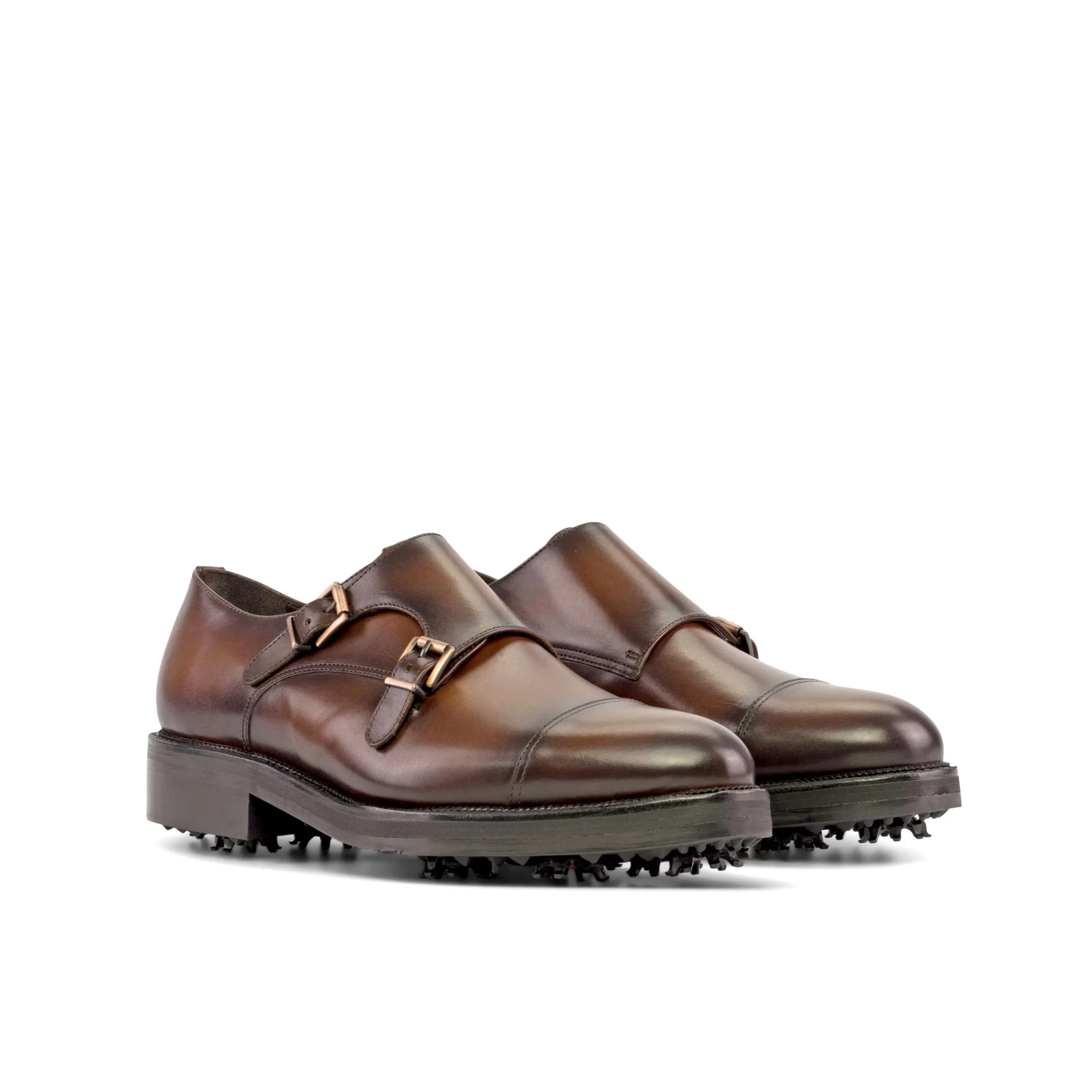 Brown Double Monk Shoe Brown Double Monk Shoe
