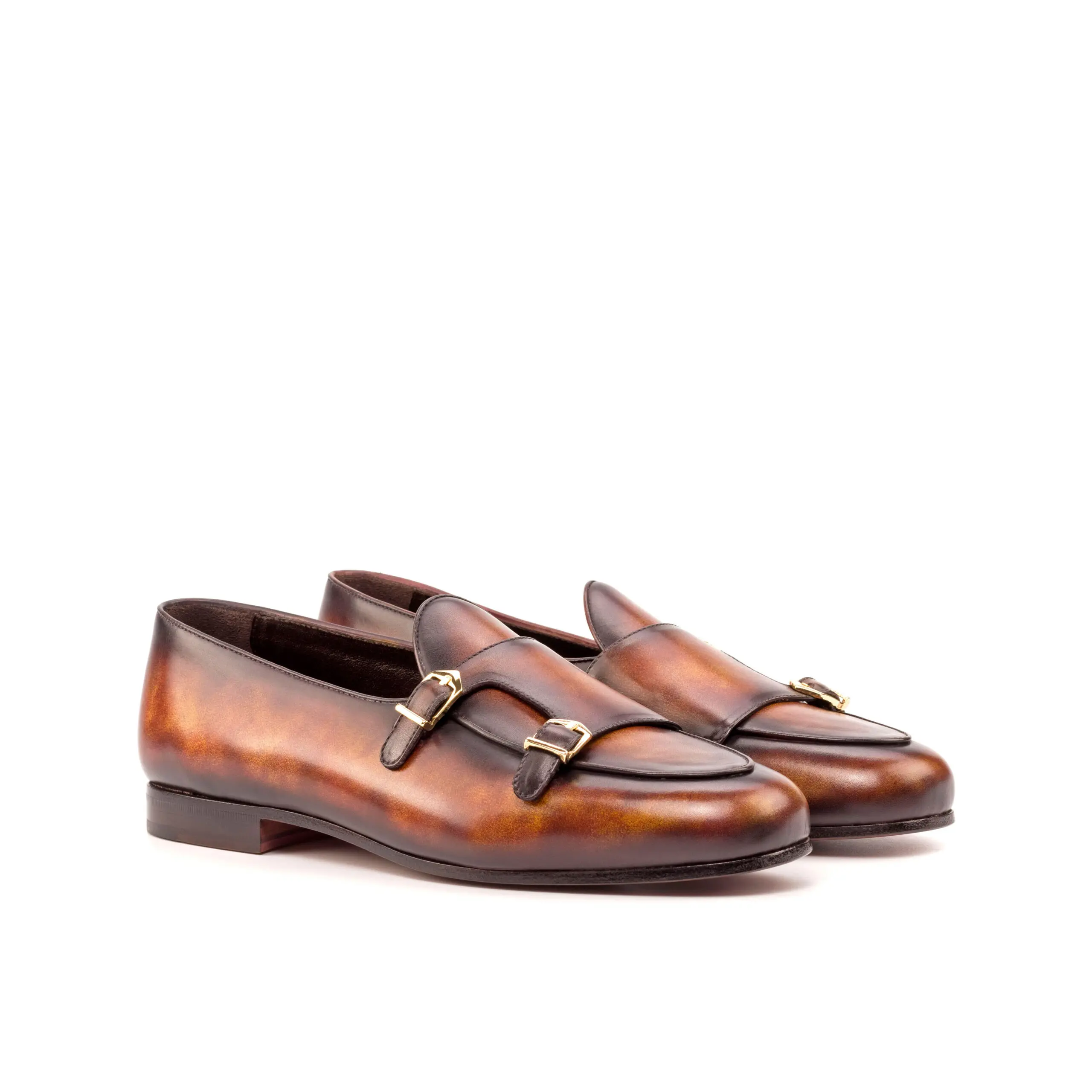 Burgundy Monk Slipper Shoe Burgundy Monk Slipper Shoe
