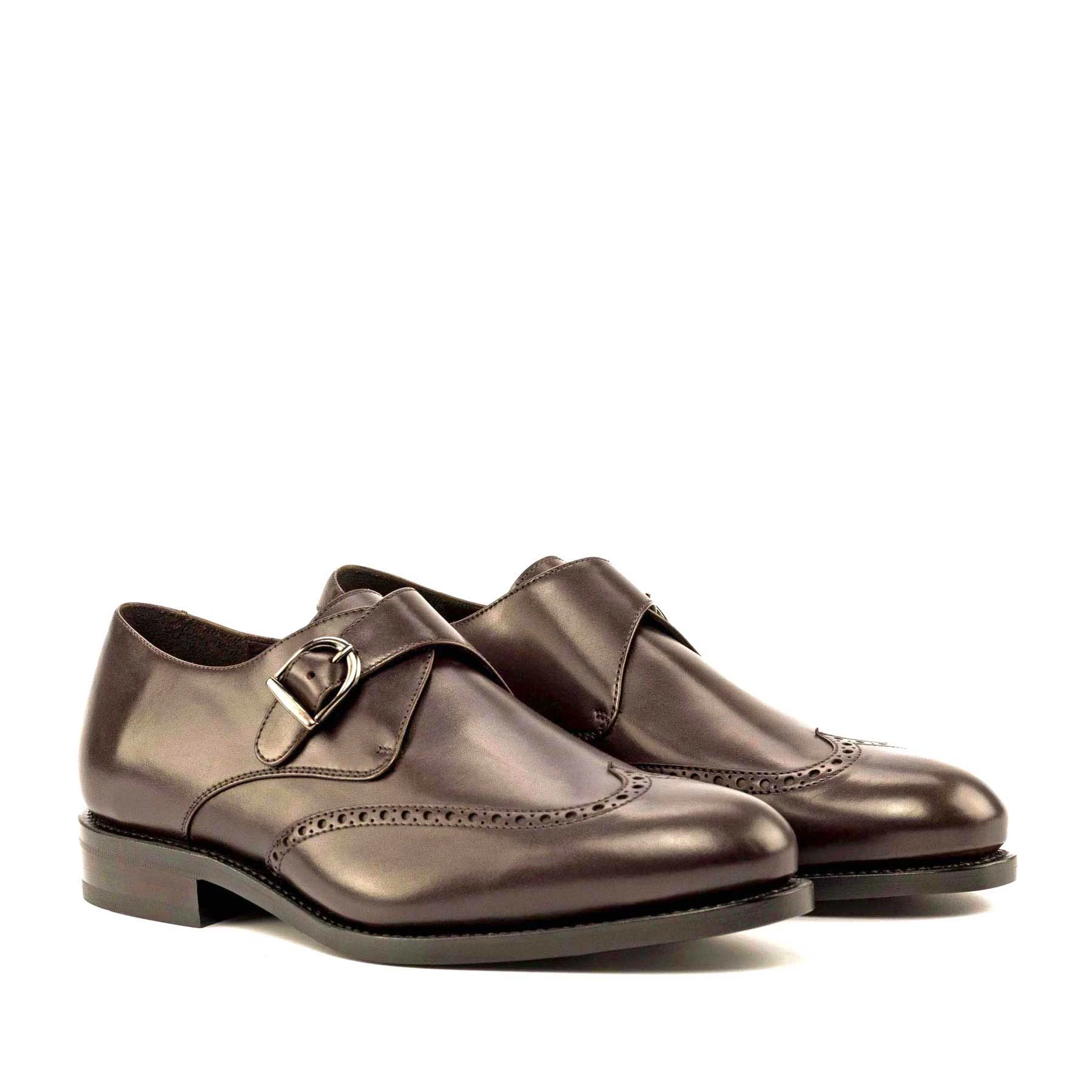 Brown Single Monk Shoe Brown Single Monk Shoe