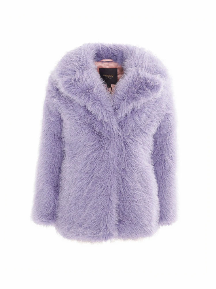 Freed-Lily-Lavender-Faux-Fur-Coat faux fur