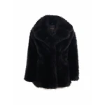 Freed-Riley-Ink-Black-Faux-Fur-Coat faux fur
