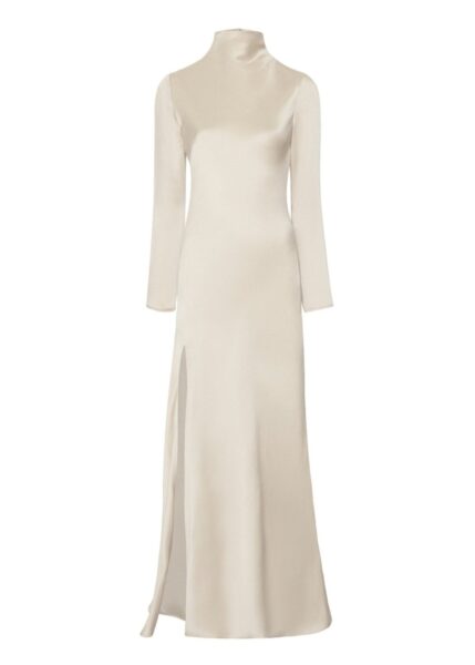 Lapointe Satin Bias Dress With Slit