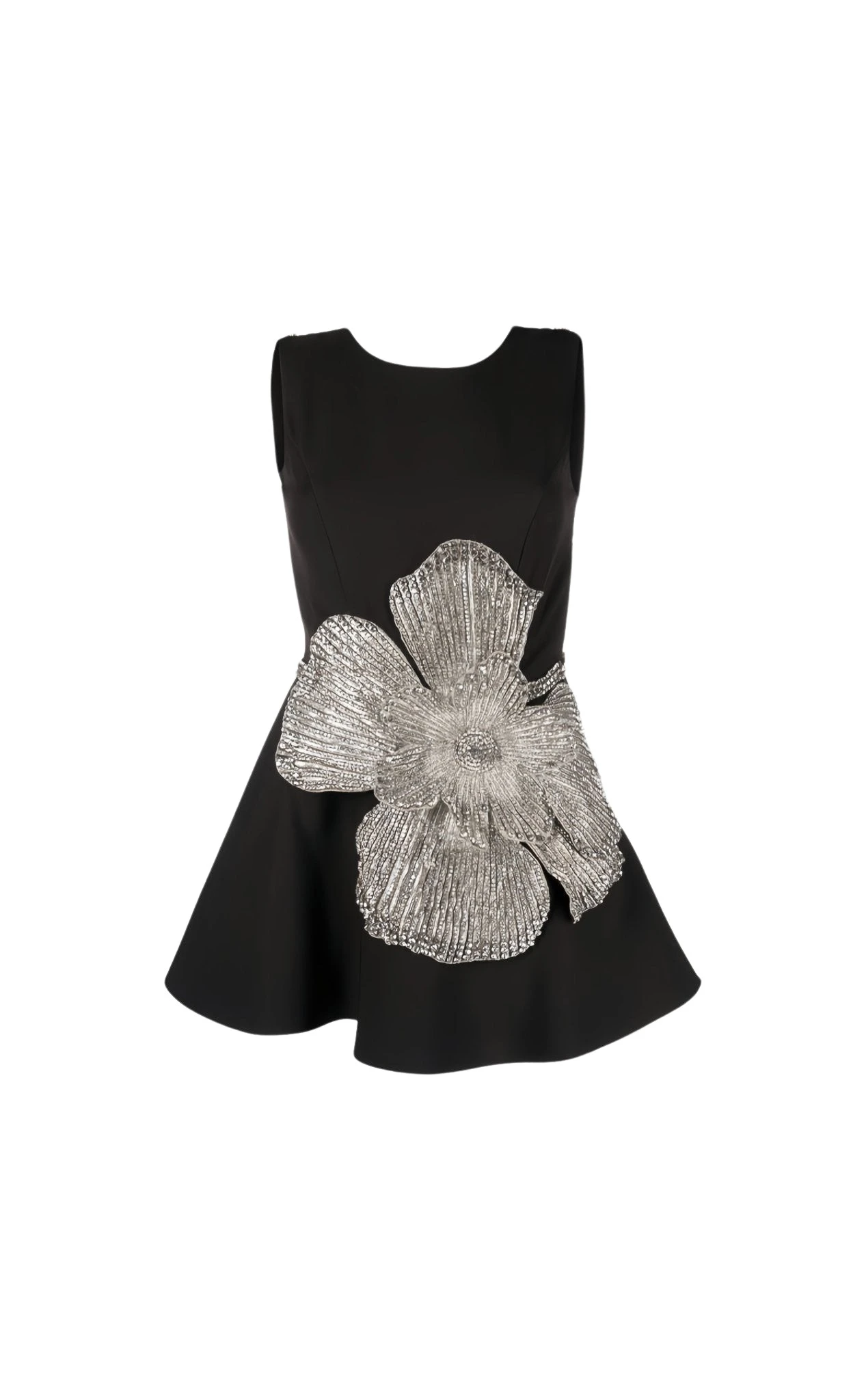 Loulou Brand Black Mini Dress Open-Back Crêpe Black Mini Dress Clothing clothing Luxury Shoes Loulou Brand Black Mini Dress Open-Back Crêpe Black Mini Dress Clothing clothing Luxury Shoes