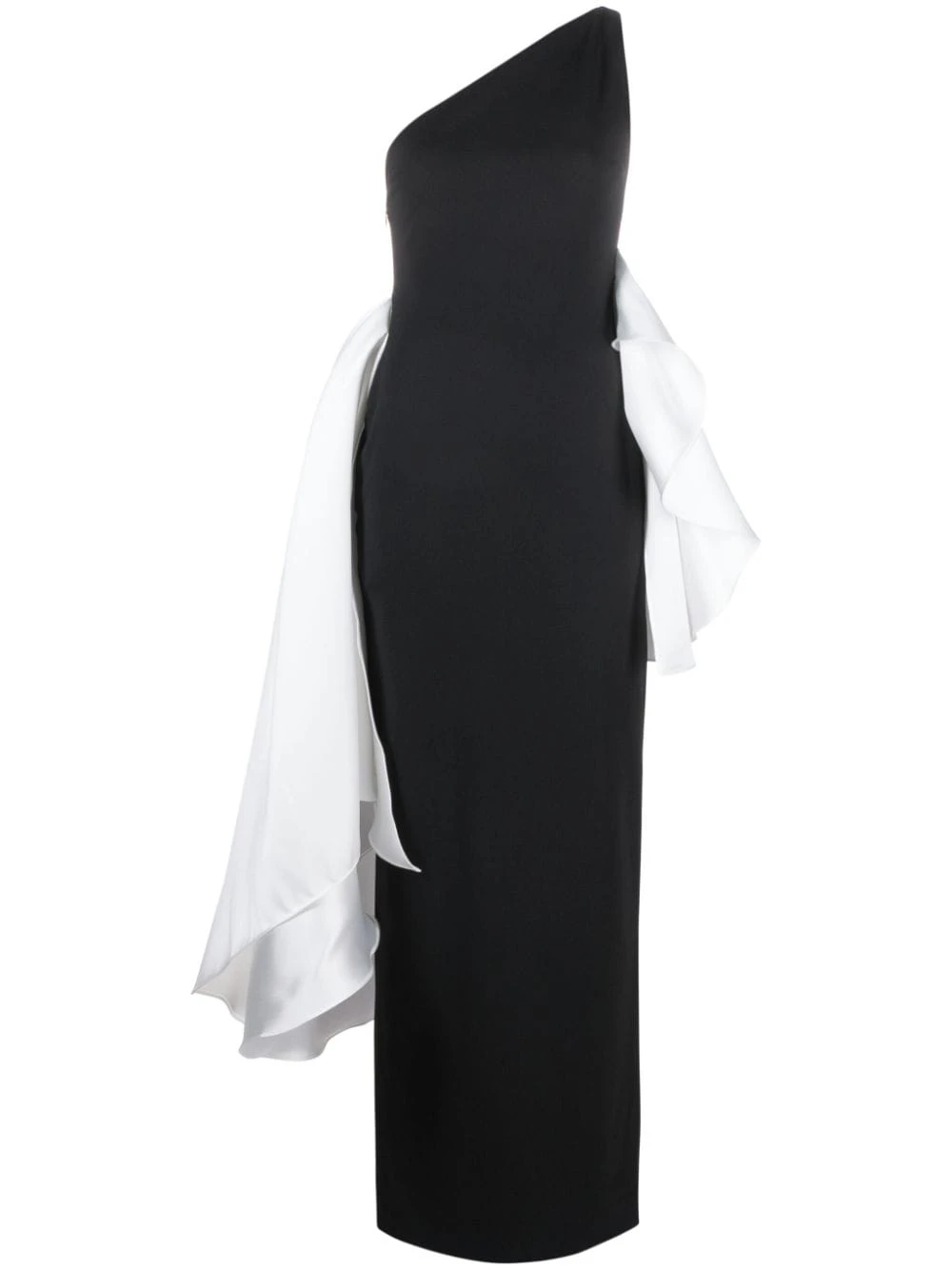 Solace-London-The-Calla-one-shoulder-dress Solace London Black The Calla one-shoulder dress
