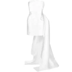 Solace-London-The-Meyer-draped-minidress Solace London White The Meyer draped minidress