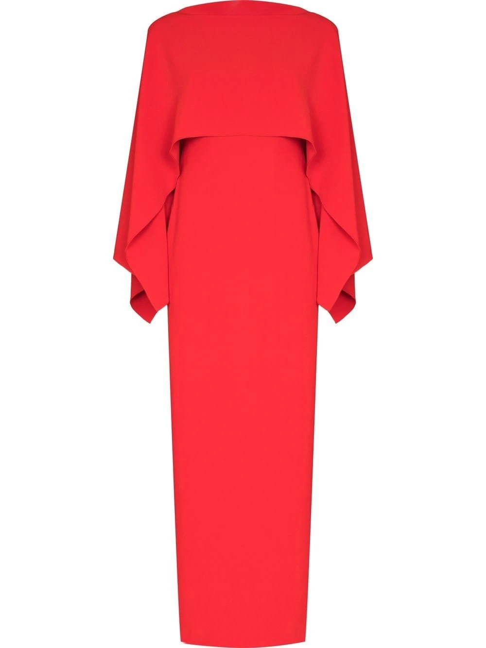 Solace-London-Yael-boat-neck-dress Solace London Red Yael boat neck dress