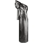 Solace-London-one-shoulder-maxi-dress Solace London Metalic one-shoulder maxi dress