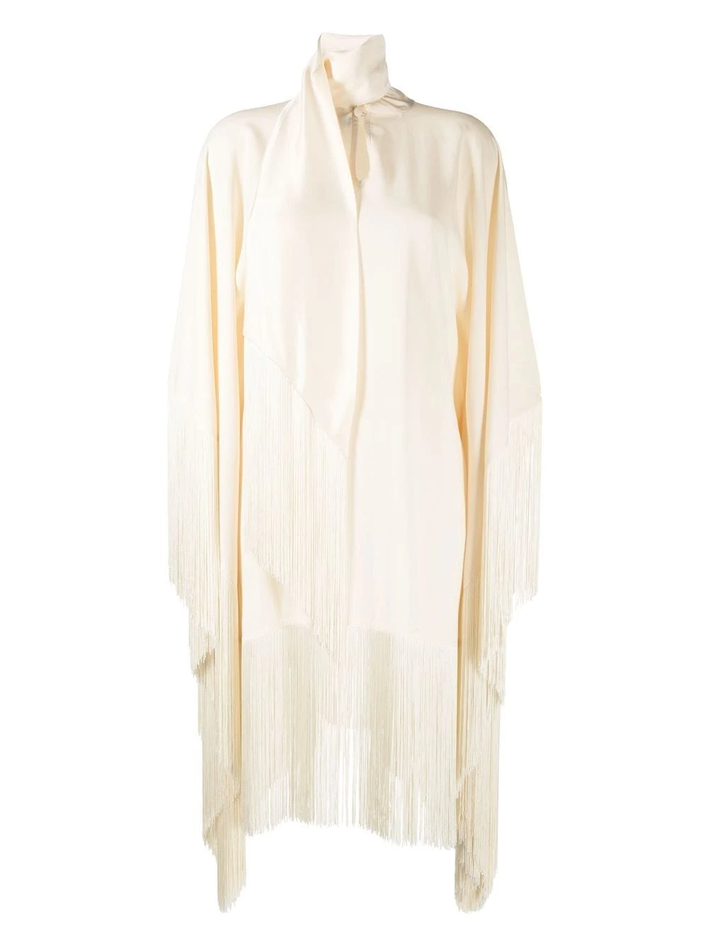 Taller-Marmo-Mrs.-Ross-Piccolo-scarf-fringed-kaftan-dress Taller Marmo dress