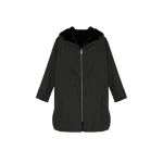 Yves Salomon Long Reversible Coat In Mink Fur And Technical Fabric 588616 nobg Yves Salomon Long Reversible Coat In Mink Fur And Technical Fabric 588616 nobg