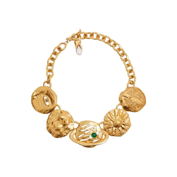 Schiaparelli Medallion Necklace69500 nobg