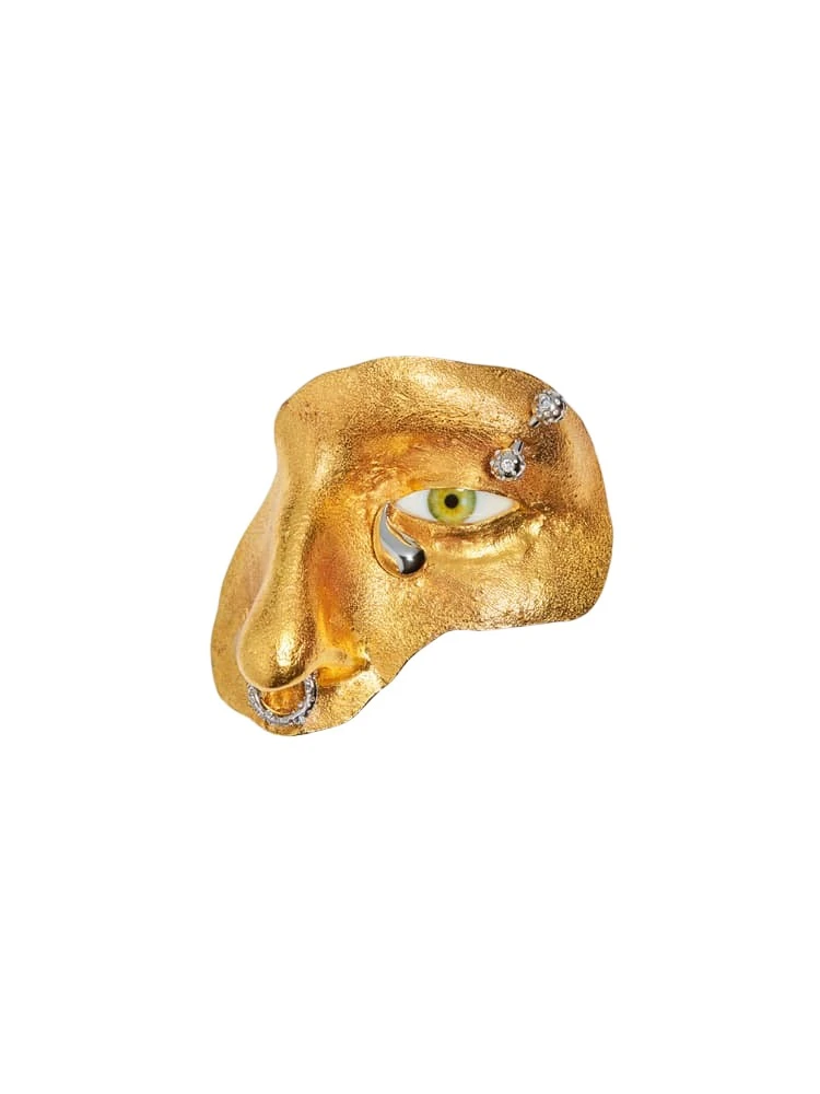 Schiaparelli Visage Brooch27411 nobg Schiaparelli Visage Brooch27411 nobg