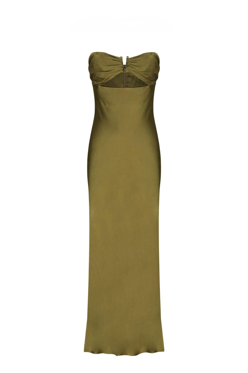 Shona-Joy-Arienzo-Strapless-Cut-Out-Midi-Dress-Green-Olive Shona Joy dress
