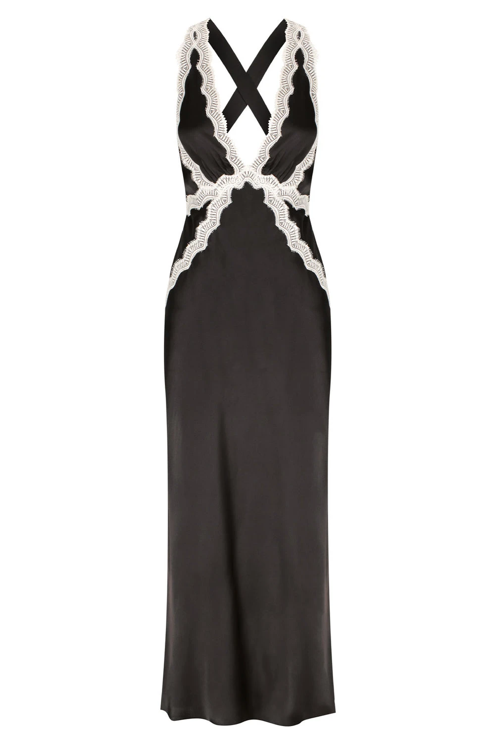 Shona-Joy-Camille-Lace-Cross-Back-Midi-Dress Shona Joy dress