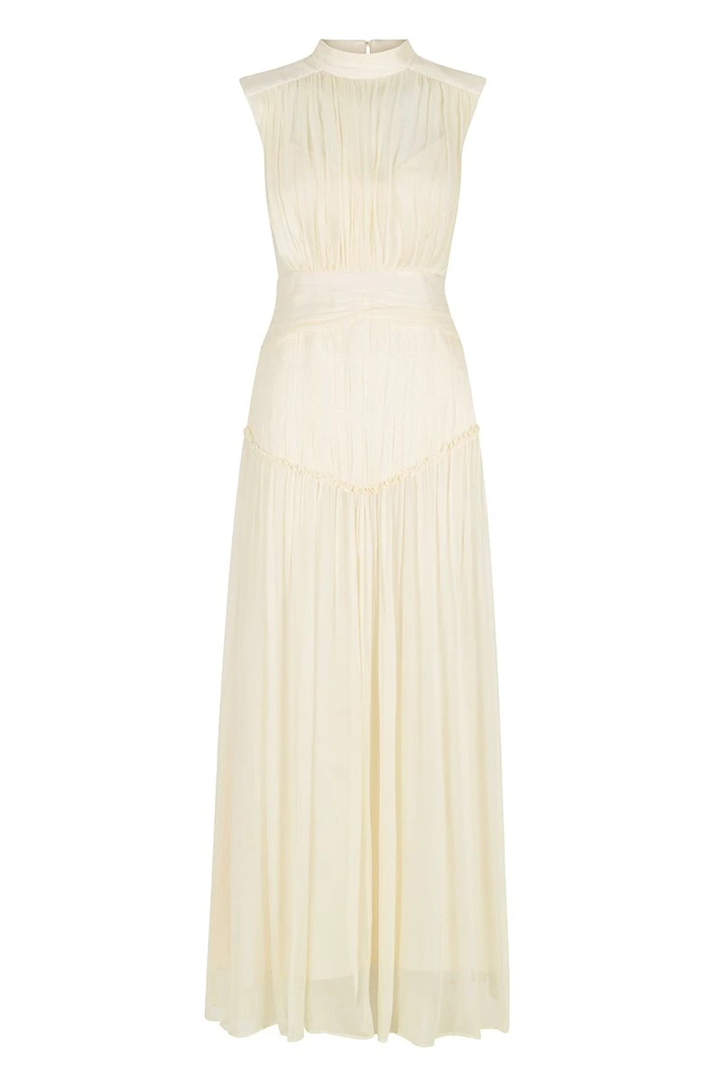 Shona-Joy-Clemence-High-Neck-Midi-Dress-Cream Shona Joy dress