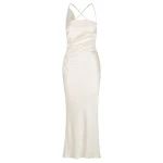 Shona-Joy-La-Lune-Asymmetrical-Bias-Cowl-Midi-Dress-Cream Shona Joy dress