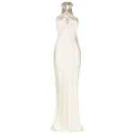 Shona-Joy-La-Lune-High-Neck-Twist-Maxi-Dress-Cream Shona Joy dress