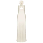 Shona-Joy-La-Lune-Ruched-Halter-Maxi-Dress-Cream Shona Joy dress