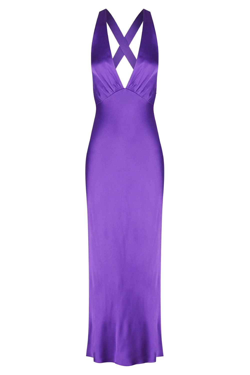 Shona-Joy-Lana-Plunged-Cross-Back-Midi-Dress-Purple Shona Joy dress