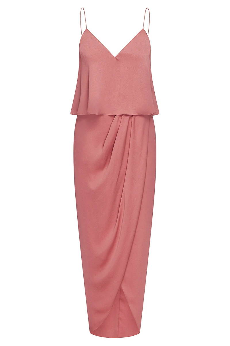 Shona-Joy-Luxe-Cocktail-Frill-Dress-Rose Shona Joy dress