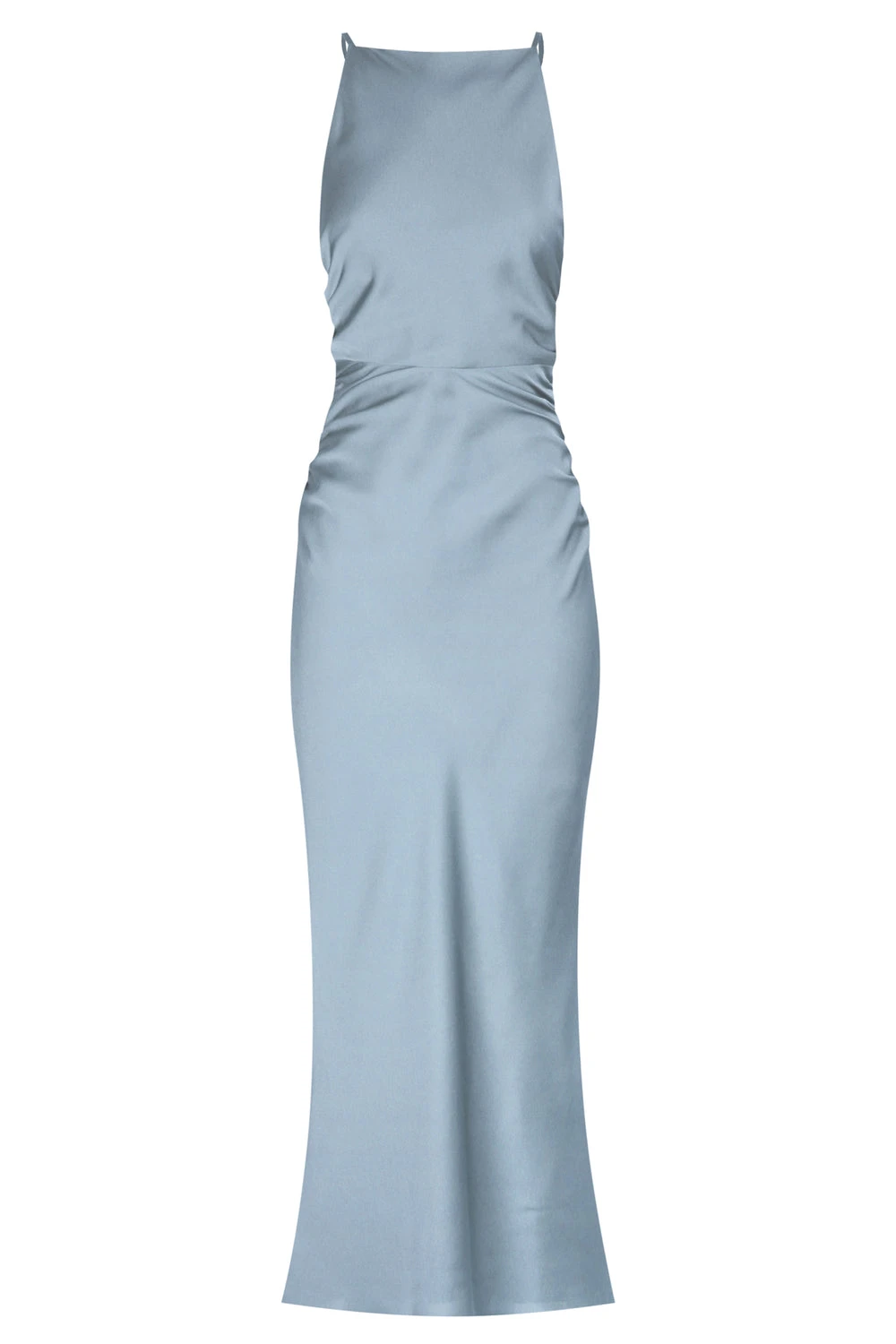 Shona-Joy-Luxe-High-Neck-Ruched-Midi-Dress-Azure Shona Joy dress