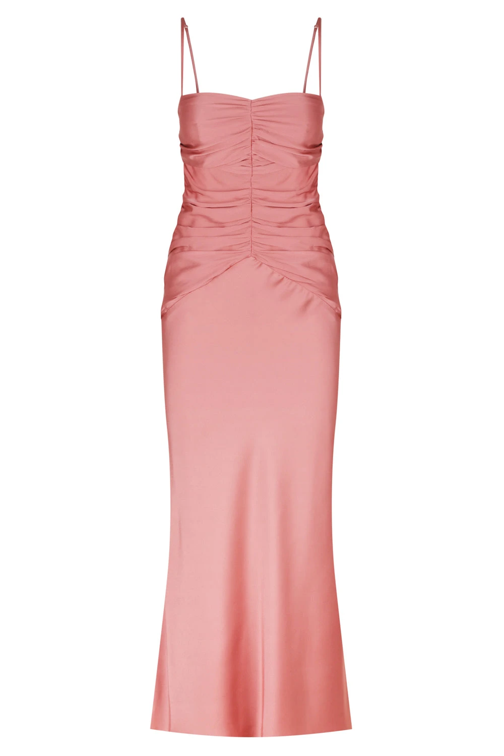 Shona-Joy-Luxe-Ruched-Bodice-Midi-Dress-Rose Shona Joy dress
