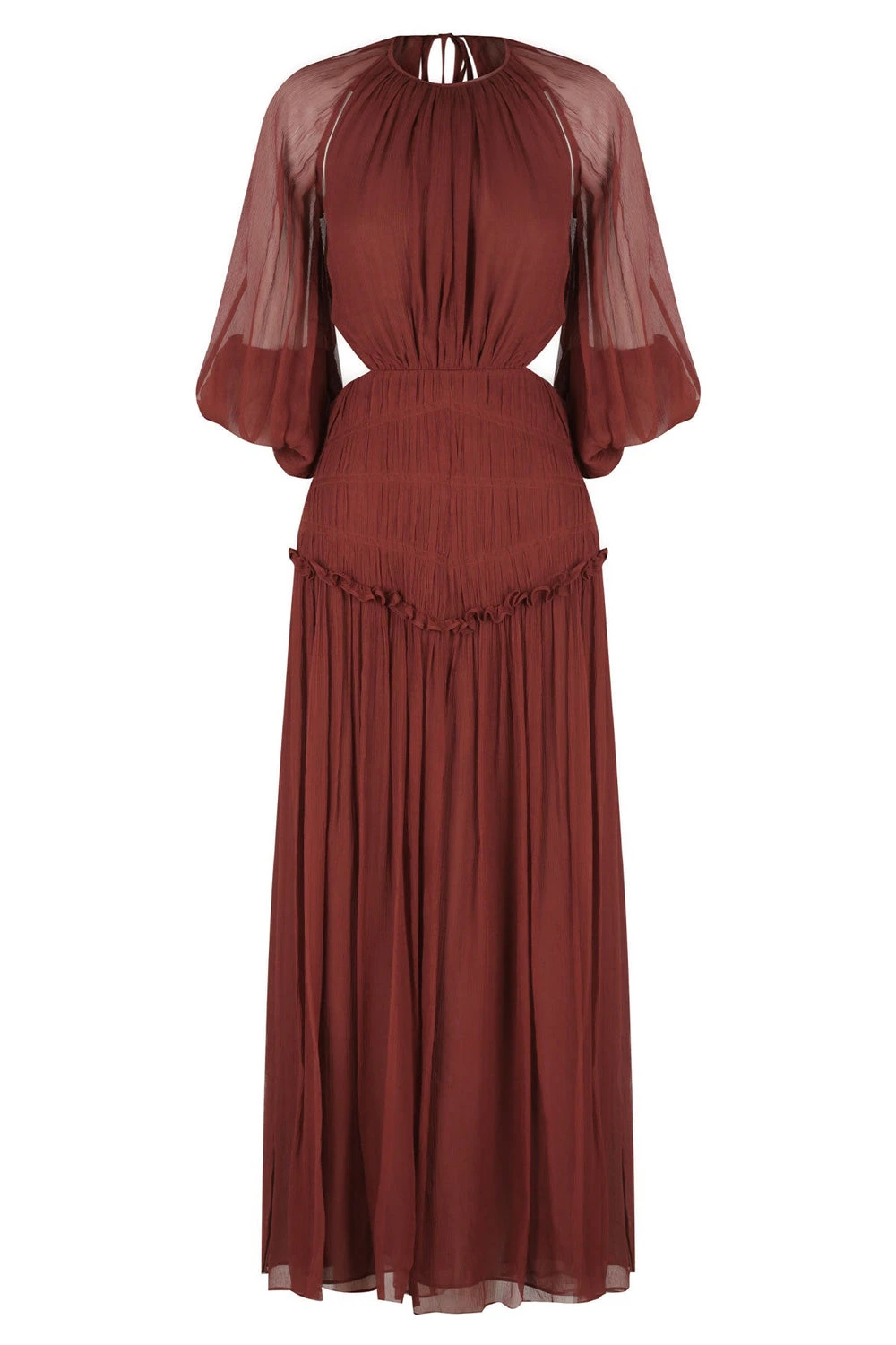 Shona-Joy-Safira-Cut-Out-Backless-Midi-Dress-Sangria Shona Joy dress