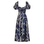 Shona-Joy-Vivaro-Linen-Short-Sleeve-Cut-Out-Midi-Dress Shona Joy dress