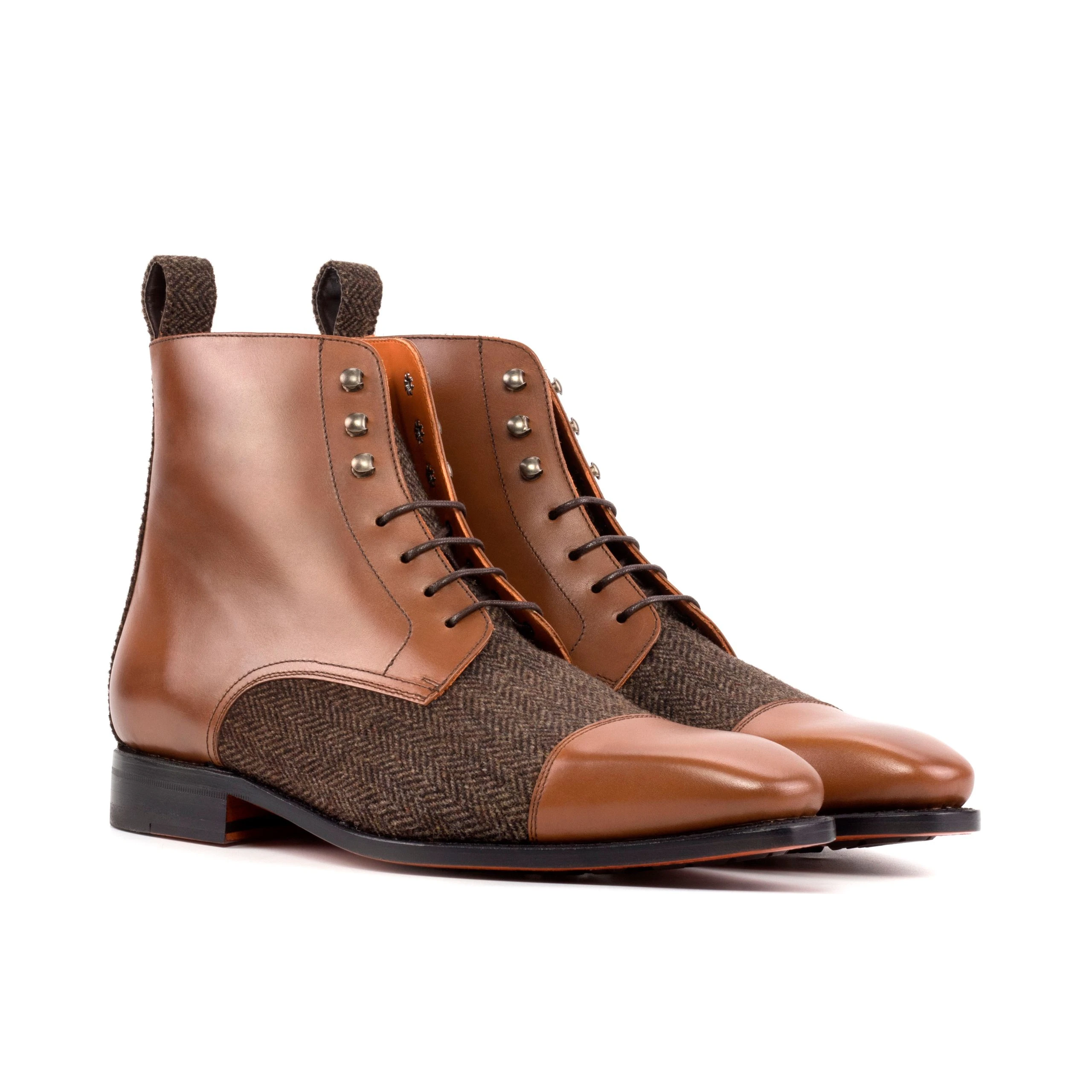 Luxury Handbags By You Jumper Boot – Brown Sartorial and Box Calf – Jumper Boots at Luxury Shoes Luxury Handbags By You Jumper Boot – Brown Sartorial and Box Calf