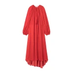 AZ FACTORY Balloon Sleeves Maxi Dress Red59001 nobg AZ FACTORY Balloon Sleeves Maxi Dress Red59001 nobg