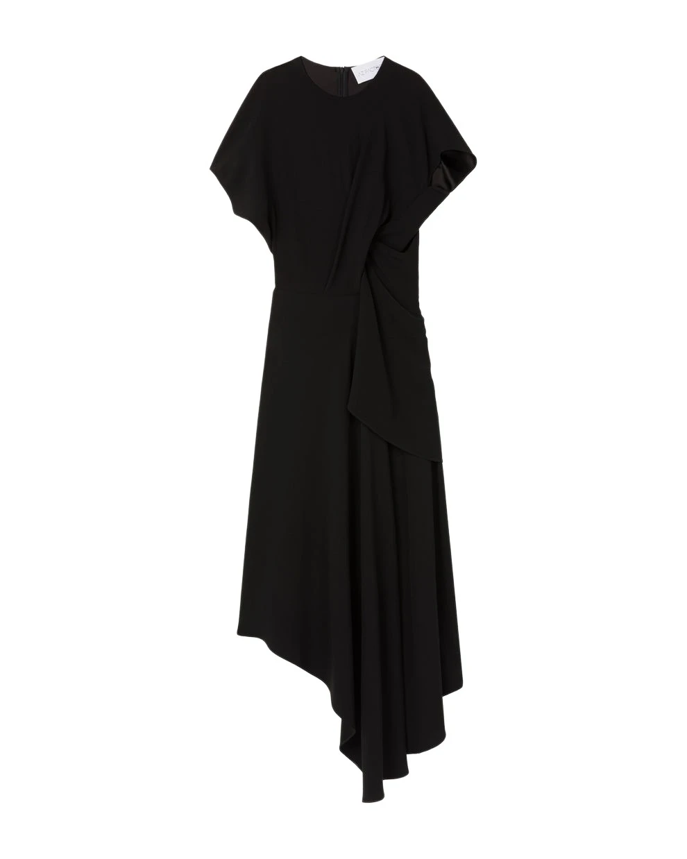 AZ FACTORY Draped Asymmetric Dress Black97008 nobg AZ FACTORY Draped Asymmetric Dress Black97008 nobg