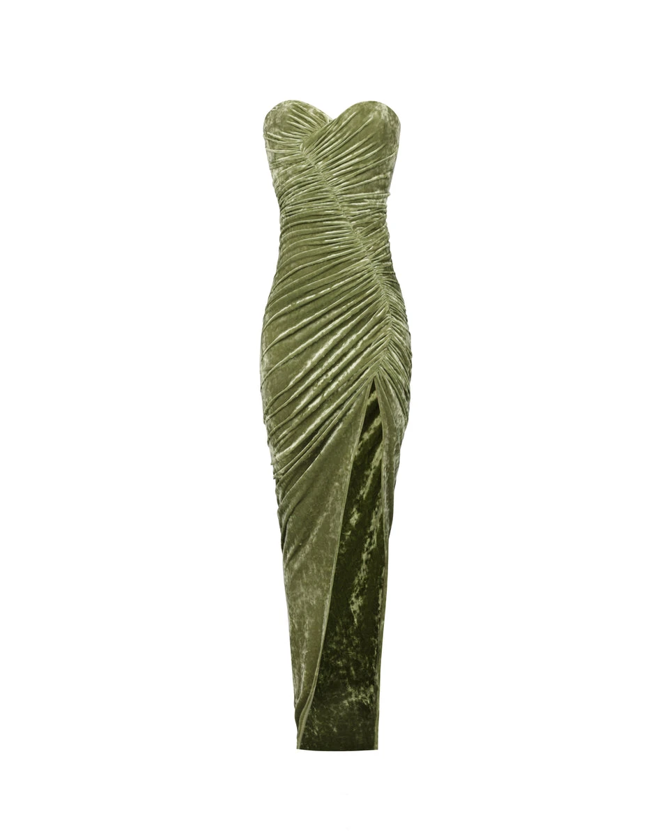 Alexandre-Vauthier-Bustier-Long-Dress Alexandre Vauthier dress