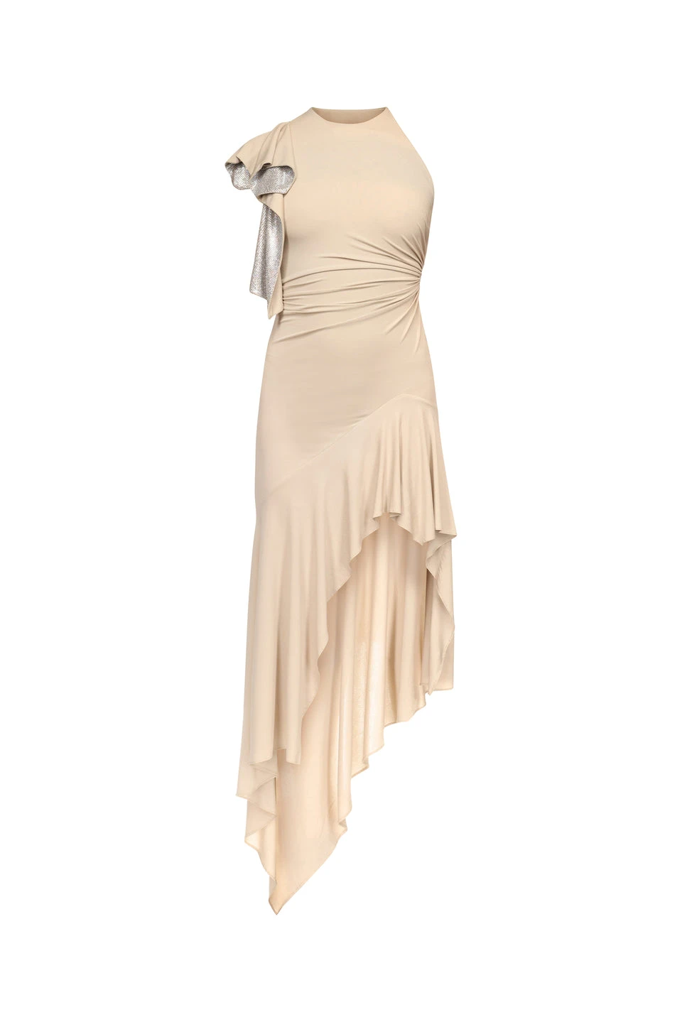 Alexandre-Vauthier-Crystallized-Midi-Dress Alexandre Vauthier dress