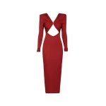 Alexandre-Vauthier-Viscose-Knit-Maxi-Dress Alexandre Vauthier dress