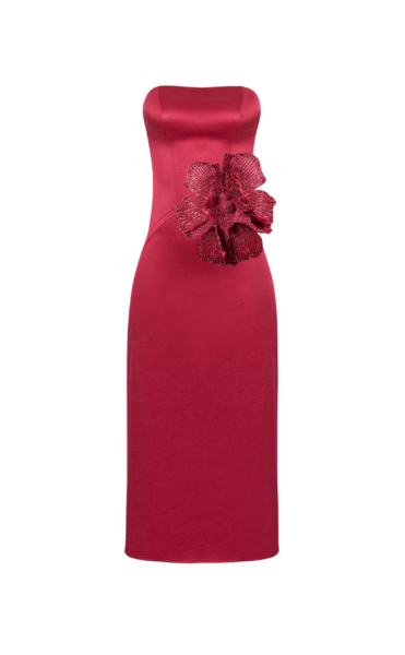 Loulou Brand Breakfast At TiffanyS Dress In Red85283 nobg