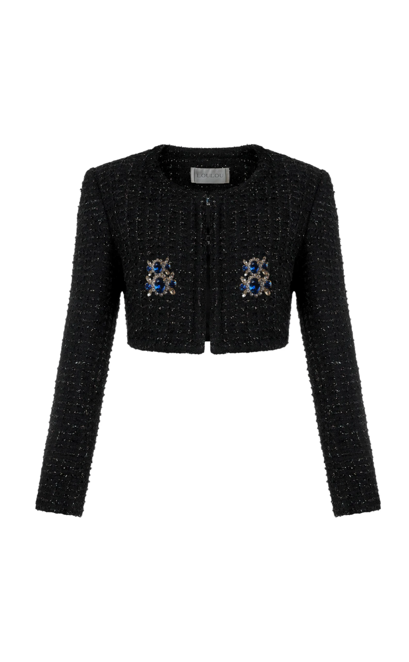 Loulou Brand Now Voyager Lurex Tweed Blazer24001 nobg Loulou Brand Now Voyager Lurex Tweed Blazer24001 nobg