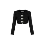 Loulou Brand Vertigo Lurex Tweed Blazer97165 nobg