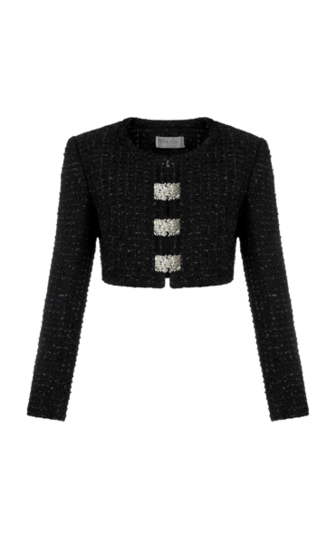 Loulou Brand Vertigo Lurex Tweed Blazer97165 nobg