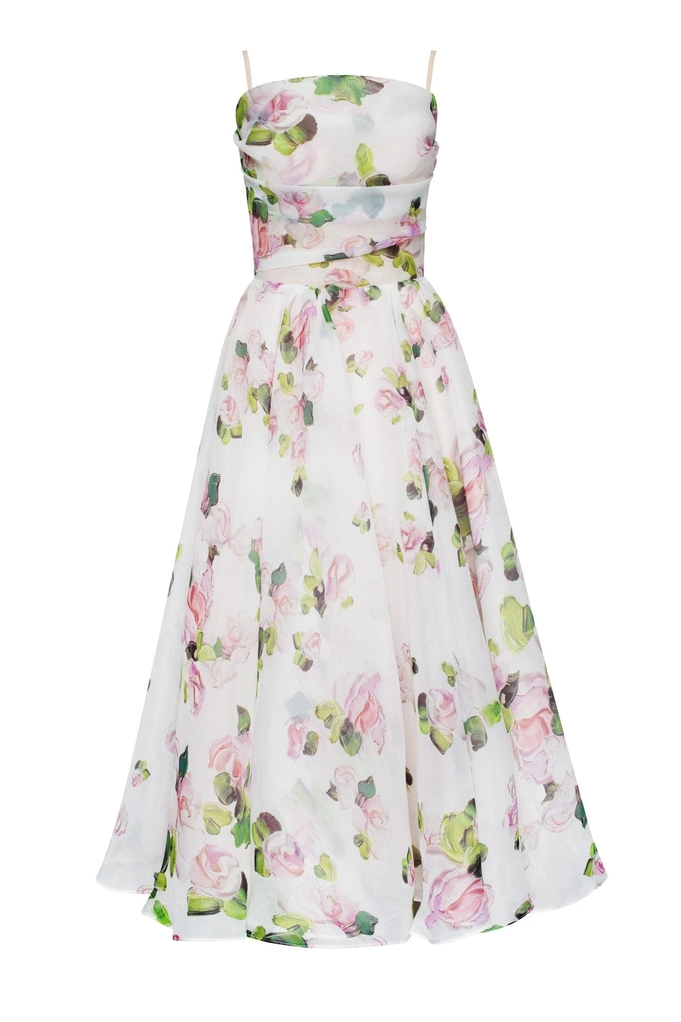 Milla Apple Blossom Tender spaghetti strap midi dress Milla dress