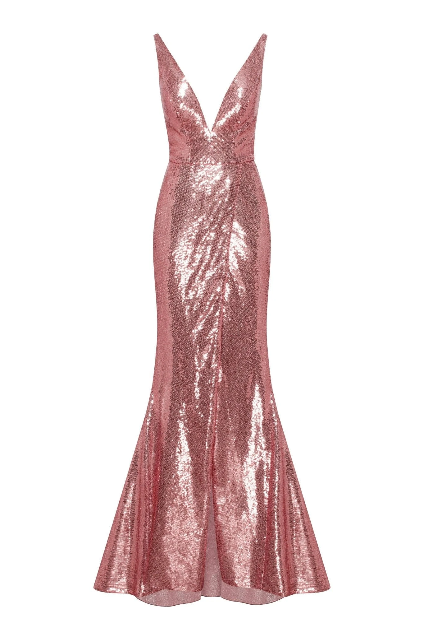Milla Breathtaking sequined rose maxi dress and gloves set Milla dress
