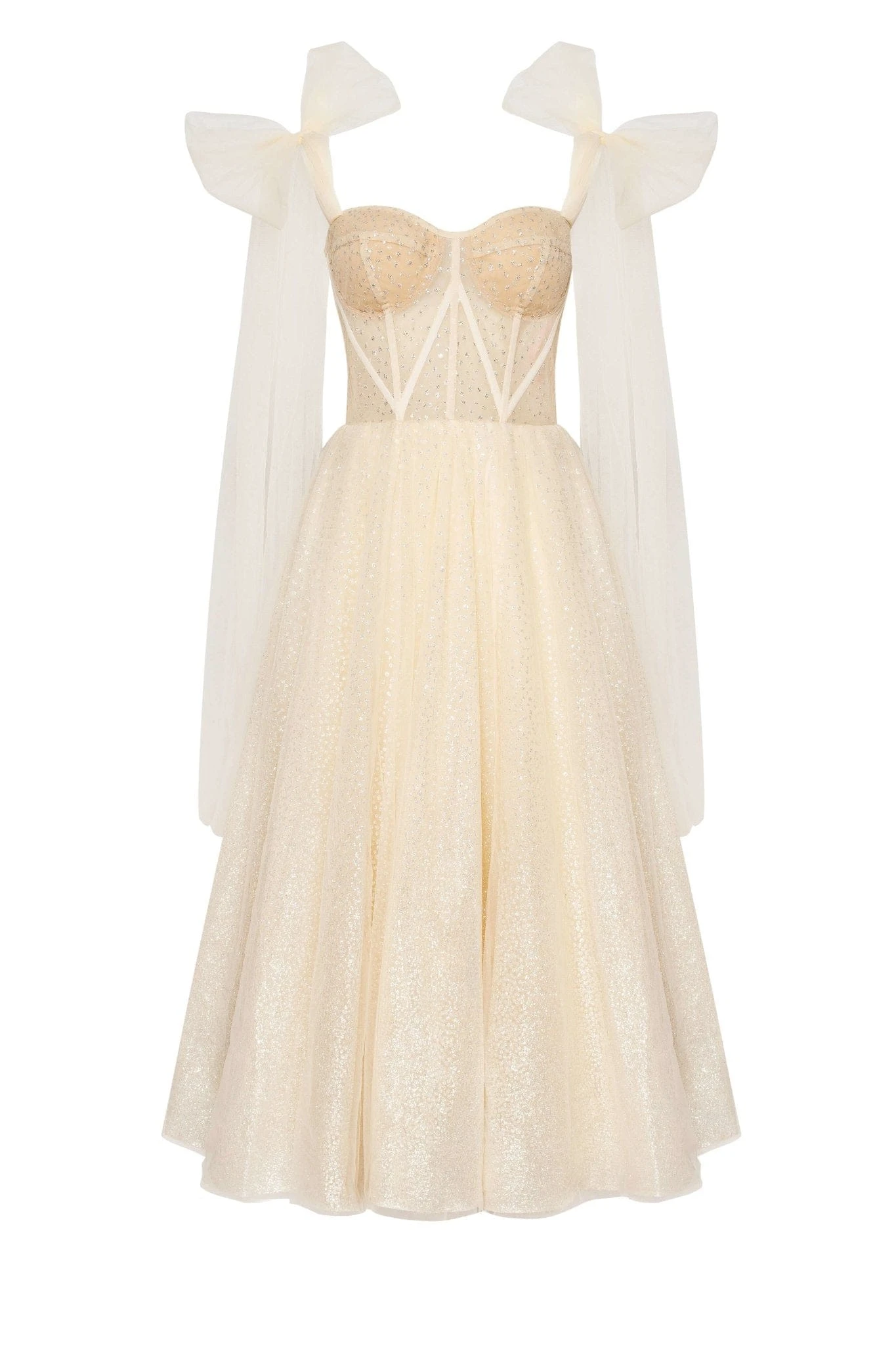 Milla Melon Sparkly midi tulle dress Milla dress