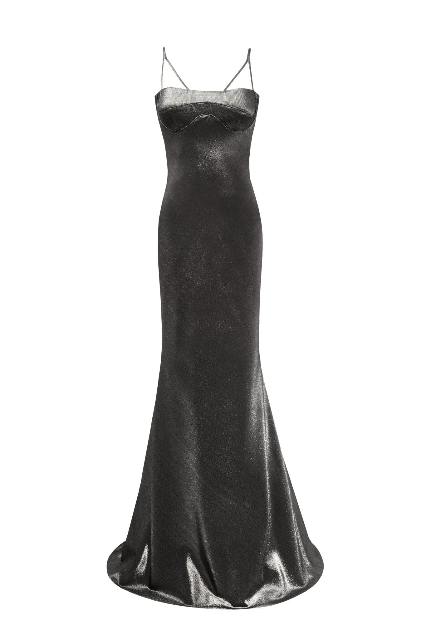 Milla Shimmering graphite maxi dress Milla dress